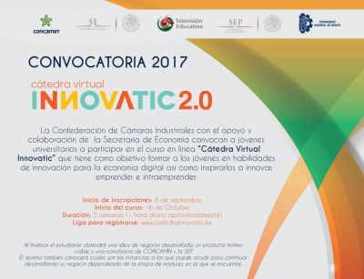 Curso de  innovación, inicia 16 de octubre